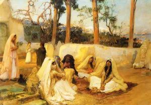 Women At The Cemetery Algiers