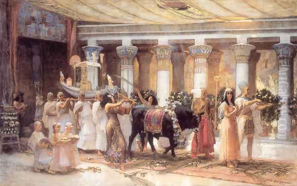 The Procession Of The Sacred Bull Anubis - view 1