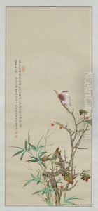 Bird On A Branch by Ren Xun