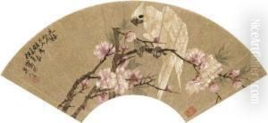 Plum Blossom And Parrot by Ren Xun