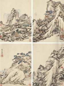 Landscapes by Zhang Xun