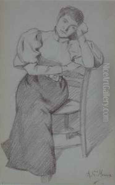"dama Sentada" - view 1