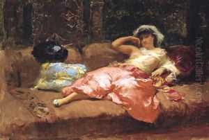 Odalisque by Frederick Arthur Bridgman