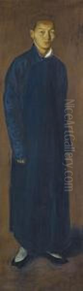 Portrait Of A Chinese Monk - view 1