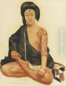 Benten Kozo Kikunosuke by Aleksandr Evgen'evich Iakovlev