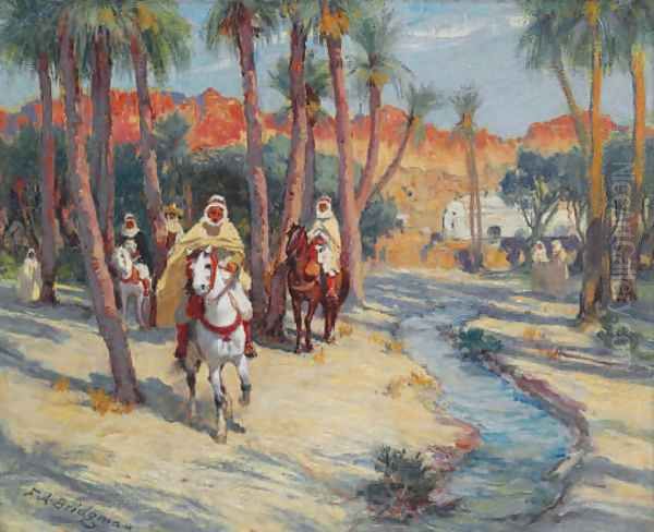 Riding through an Oasis - view 1
