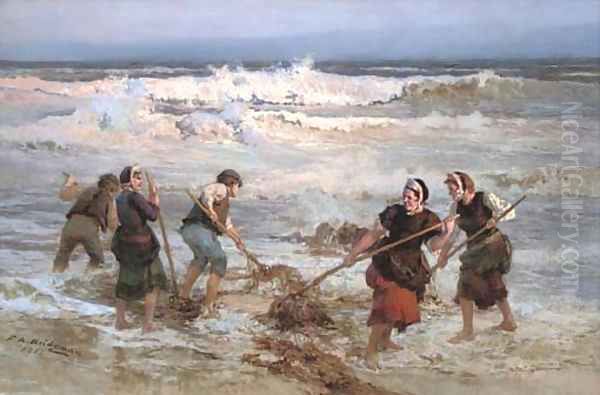 The seaweed gatherers - view 1