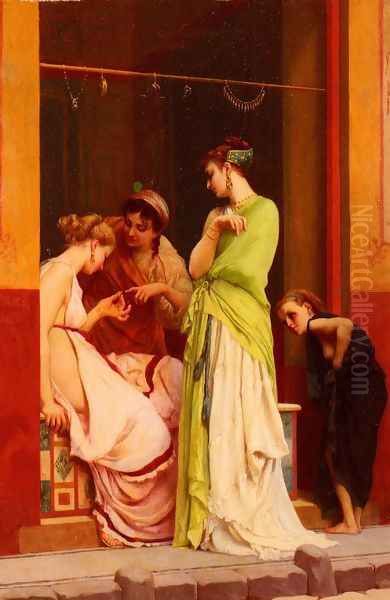 Une Marchande De Bijoux A Pompeii (A Seller of Jewels in Pompeii) - view 1