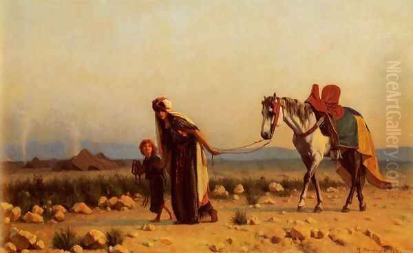 Traveling with Prized Horse 1871 - view 1