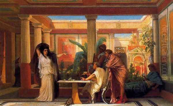 The Rehearsal in the House of the Tragic Poet by Gustave Clarence Rodolphe Boulanger