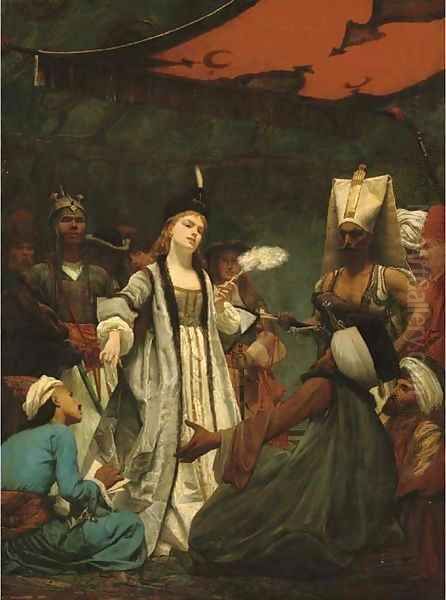 Catherine I of Russia negotiating the Treaty of Prut with the Turks - view 1