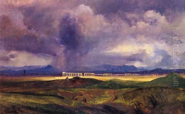 Bad Weather in the Roman Campagna - view 1