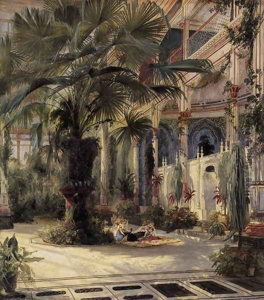 Interior of the Palm House at Potsdam, 1833 - view 1
