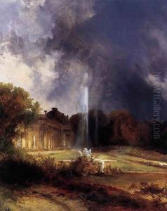 Sanssouci Palace by Karl Blechen