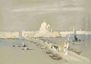 Procession of the Redentore, Venice by Hercules Brabazon Brabazon