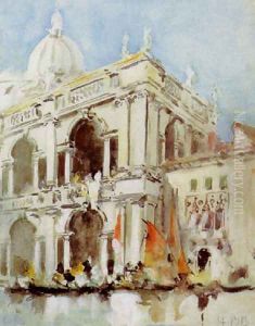 A palazzo in Venice by Hercules Brabazon Brabazon