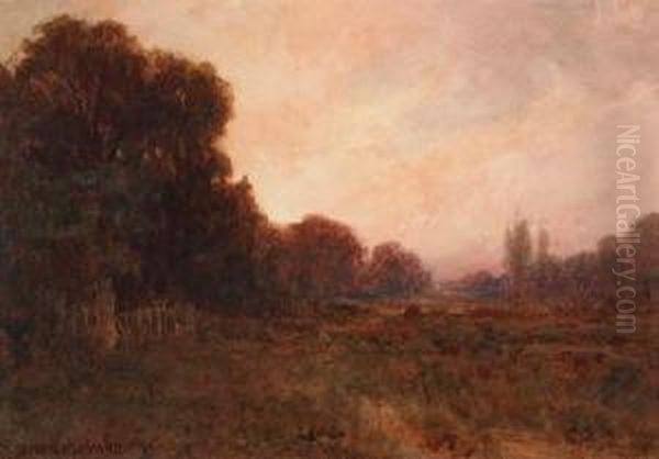 Landscape At Sunset - view 1