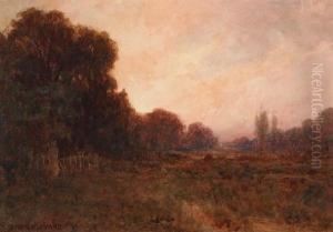 Landscape At Sunset by Sydney Jones Yard