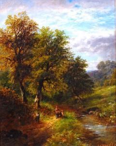 Faggot Gathererson A Wayside Path