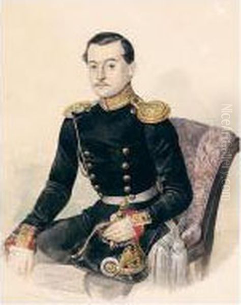 Portrait Of An Army Officer - view 1