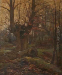 Late Autumn Landscape by Frederic Yates