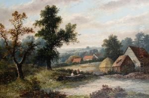Figures In A Rural Landscape