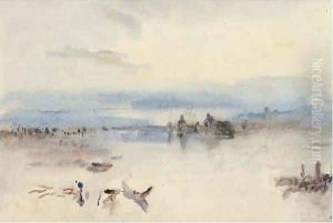 Morning on the Venetian Lagoon by Hercules Brabazon Brabazon