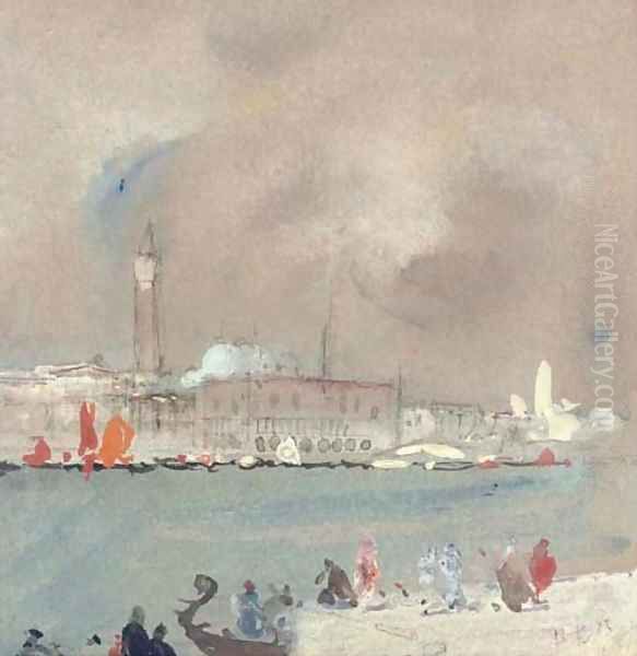 The Doge's Palace, Venice, from the Bacino - view 1