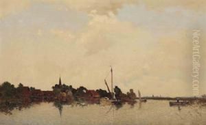 A View Of Eernwoude by Egnatius Ydema