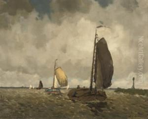 Buiige Dag, Sneekermeer: Sailing On The Sneekermeer by Egnatius Ydema
