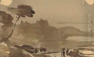 Claudian landscape by Hercules Brabazon Brabazon