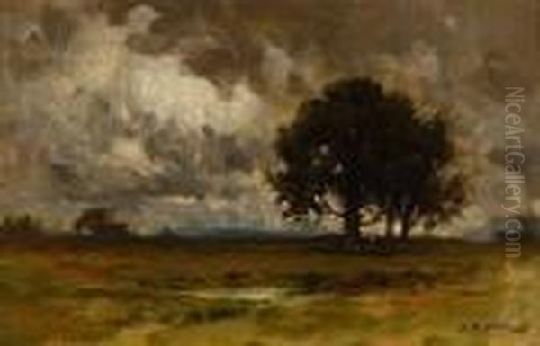 Oak Tree In A Landscape - view 1