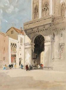 The Cathedral at Trau by Hercules Brabazon Brabazon