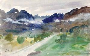 Val d'Aosta, Italy by Hercules Brabazon Brabazon