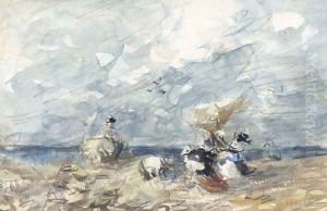 A souvenir of David Cox by Hercules Brabazon Brabazon
