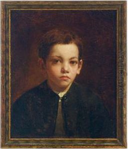 Portrait Of A Young Boy by George Henry Yewell
