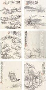 Landscape After Ancient Masters by Huang Yi