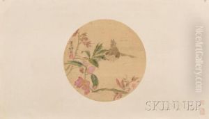 Bird And Flowers by Ren Yi