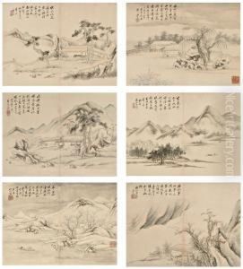 Landscapes by Tang Yifen