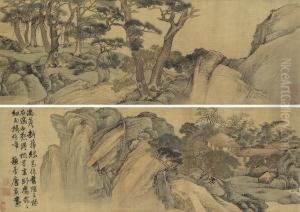 Listening To The Sound Of Pine by Tang Yin