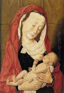 Virgin and Child 1455-60 by Dieric the Elder Bouts