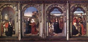 Triptych of the Virgin c. 1445 by Dieric the Elder Bouts