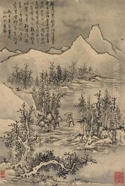 Landscape In Snow - view 1