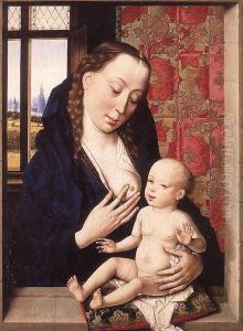 Mary and Child c. 1465 by Dieric the Elder Bouts