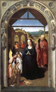 Nativity c. 1445 by Dieric the Elder Bouts