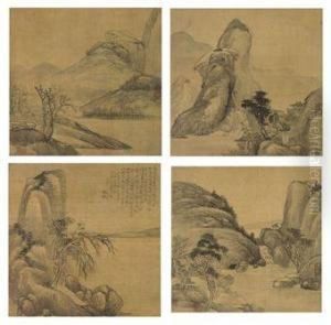 Landscapes In Ancient Style by Zhu Yizun