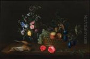 Nature Morte De Fruits by Frans Ykens