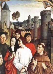 The Execution of the Innocent Count (detail 1) c. 1460