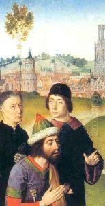 The Meeting of Abraham and Melchizedek (detail) by Dieric the Elder Bouts