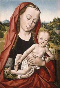 Virgin and Child 1475 by Dieric the Elder Bouts